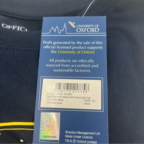 NWT University of Oxford ShortSleeve Shirt - Picture 8 of 9
